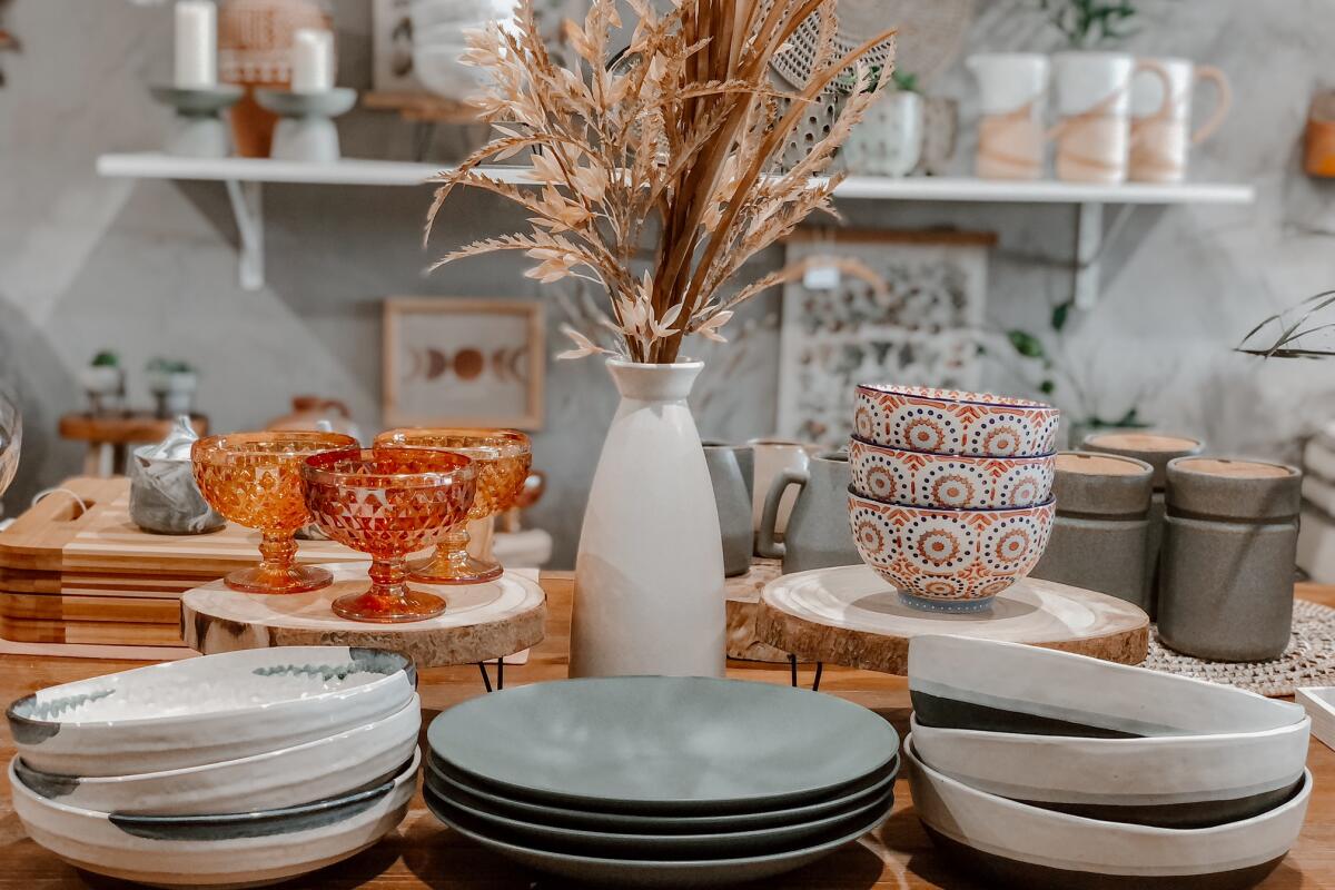 Plates, dishes at Habitat 29 home store