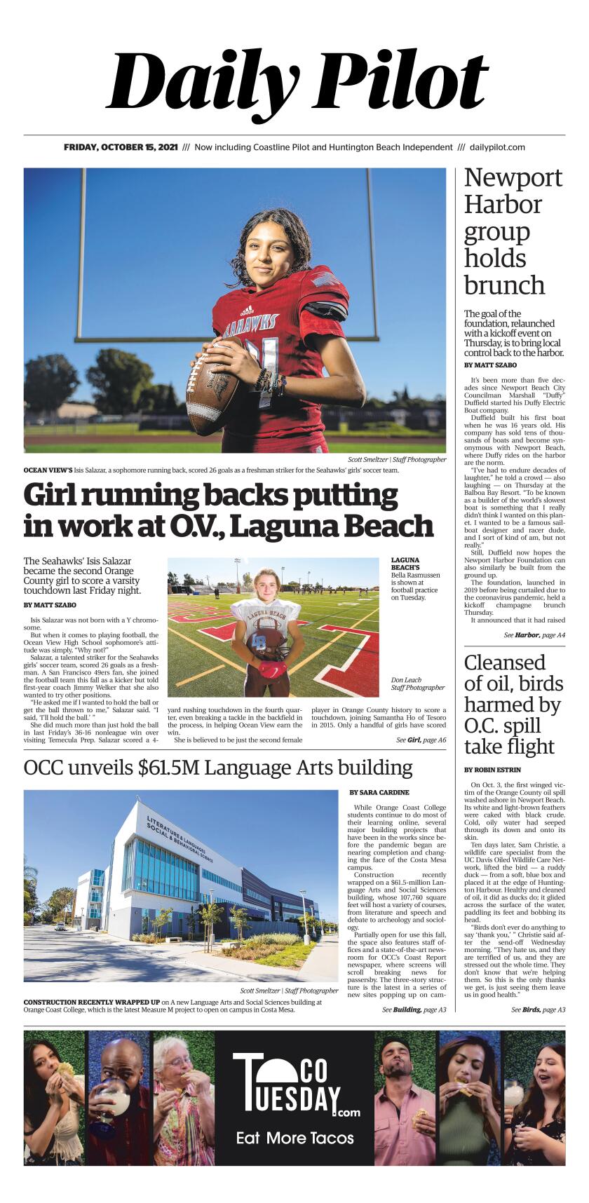 Oct. 15 2021 Daily Pilot e-cover