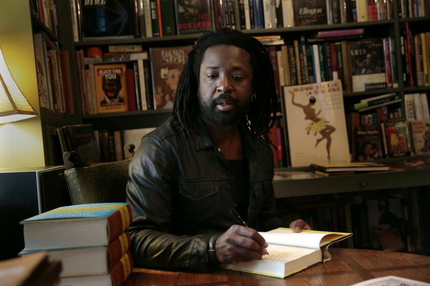 Marlon James' novel "A Brief History of Seven Killings" is one of six books shortlisted for the Man Booker prize.