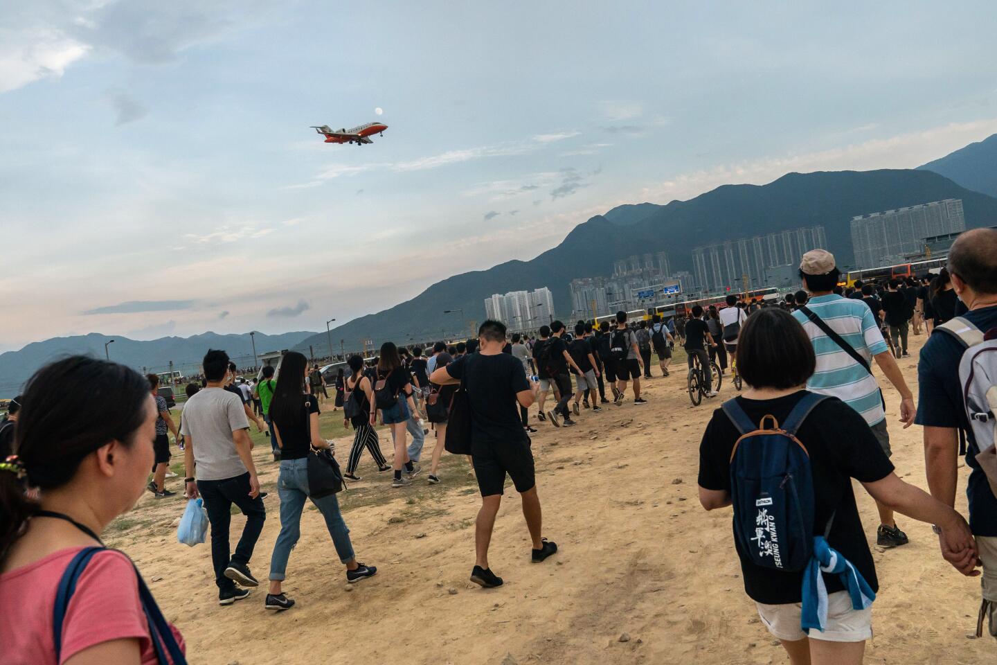 Hong Kong International Airport shuts down amid anti-government protests