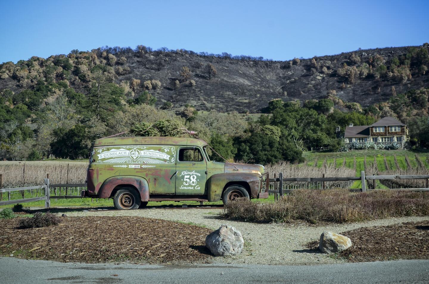 Outside the city of Sonoma