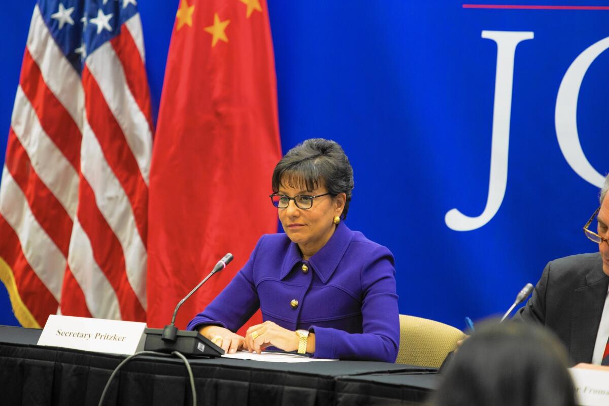 “There are political ramifications for the leaders of the other countries," Commerce chief Penny Pritzker said in explaining the need for fast-track authority.