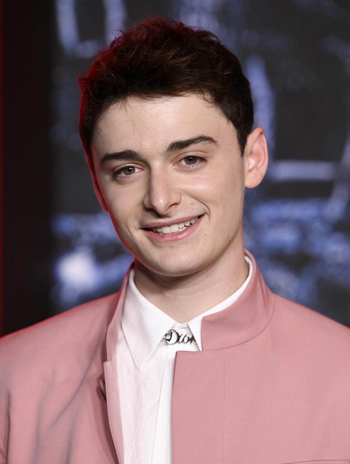 noah schnapp in pink dress Noah Schnapp (Pink Blazer) Cardboard Cutout Available in Life-Size or Mini Perfect for Parties, Displays & Collectibles. Great for Photos, Gifts &
