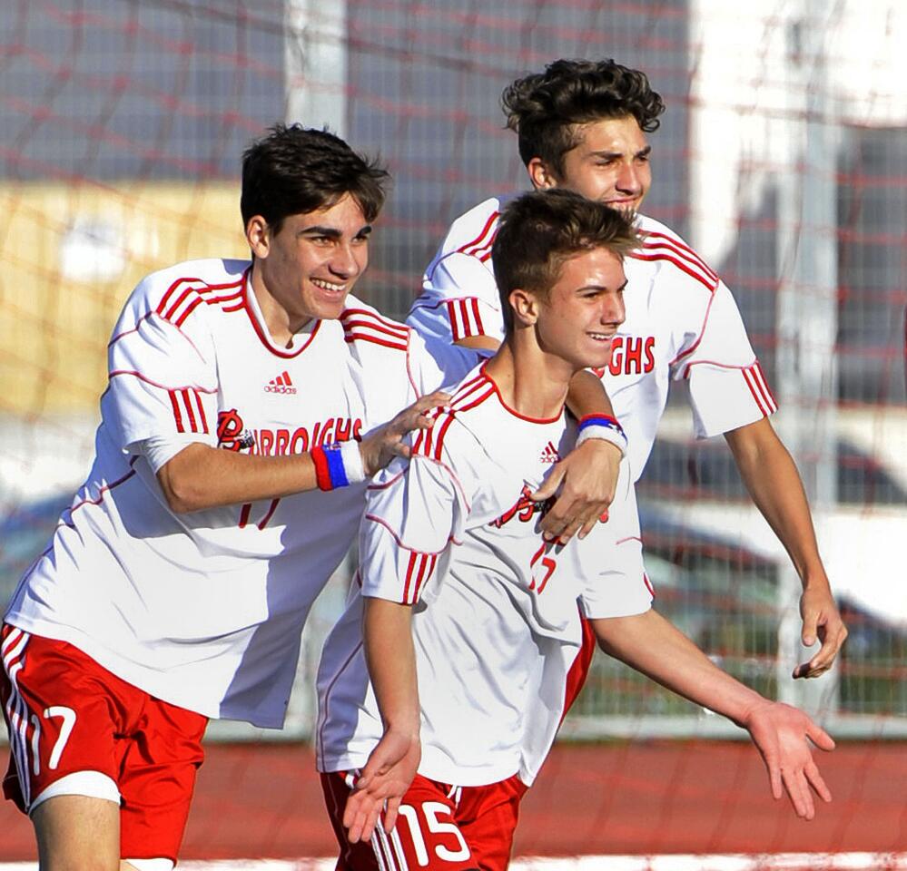 Photo Gallery: Pasadena v. Burroughs Pacific League boys soccer