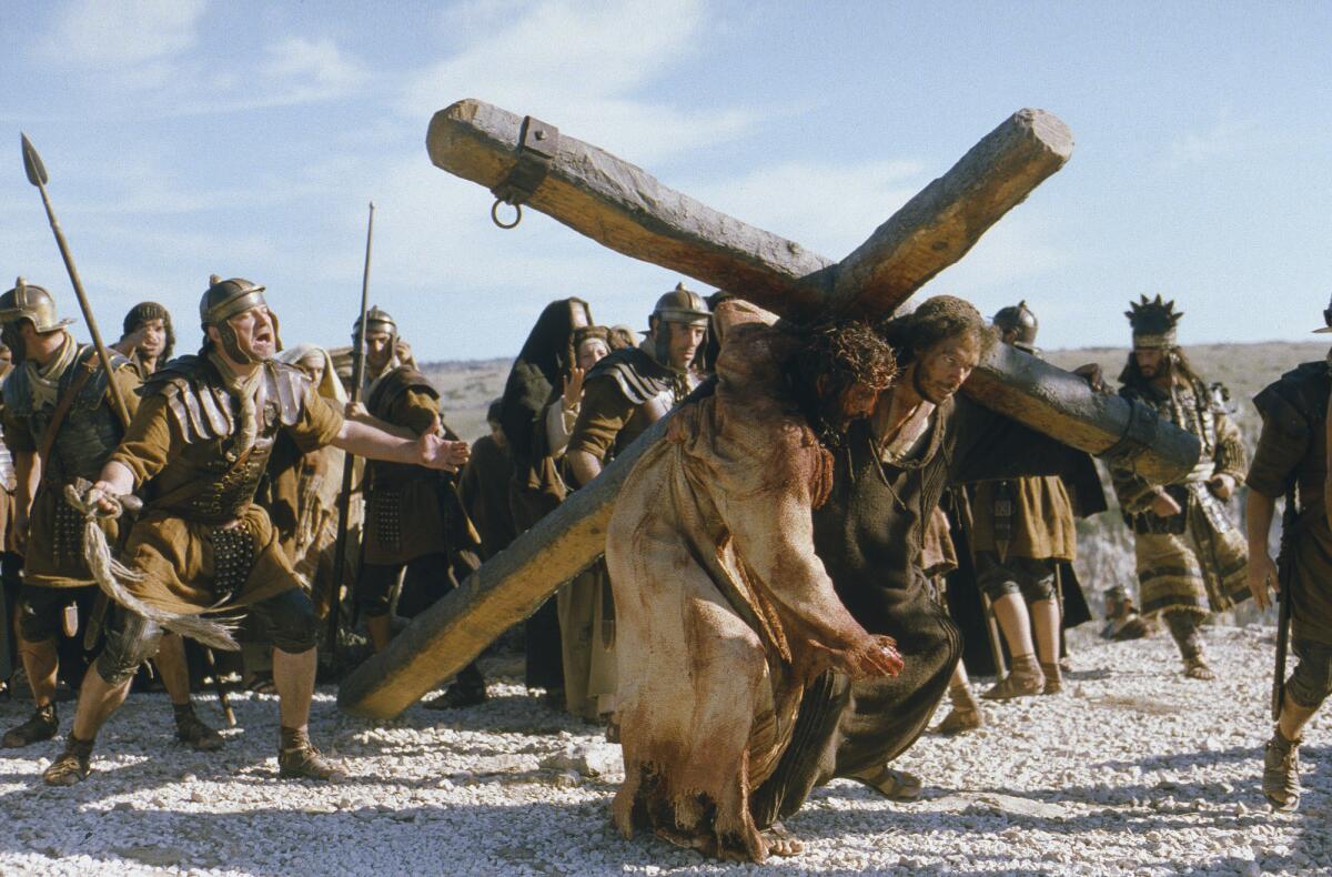 Jim Caviezel played Jesus Christ in Mel Gibson's 2003 film "The Passion of the Christ."