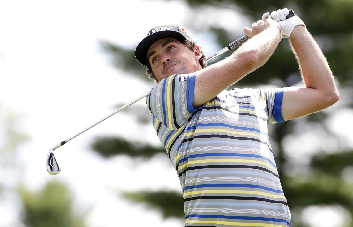 U.S. golfer Keegan Bradley last played in the Ryder Cup in 2012, when the European team won after making a final-day comeback.