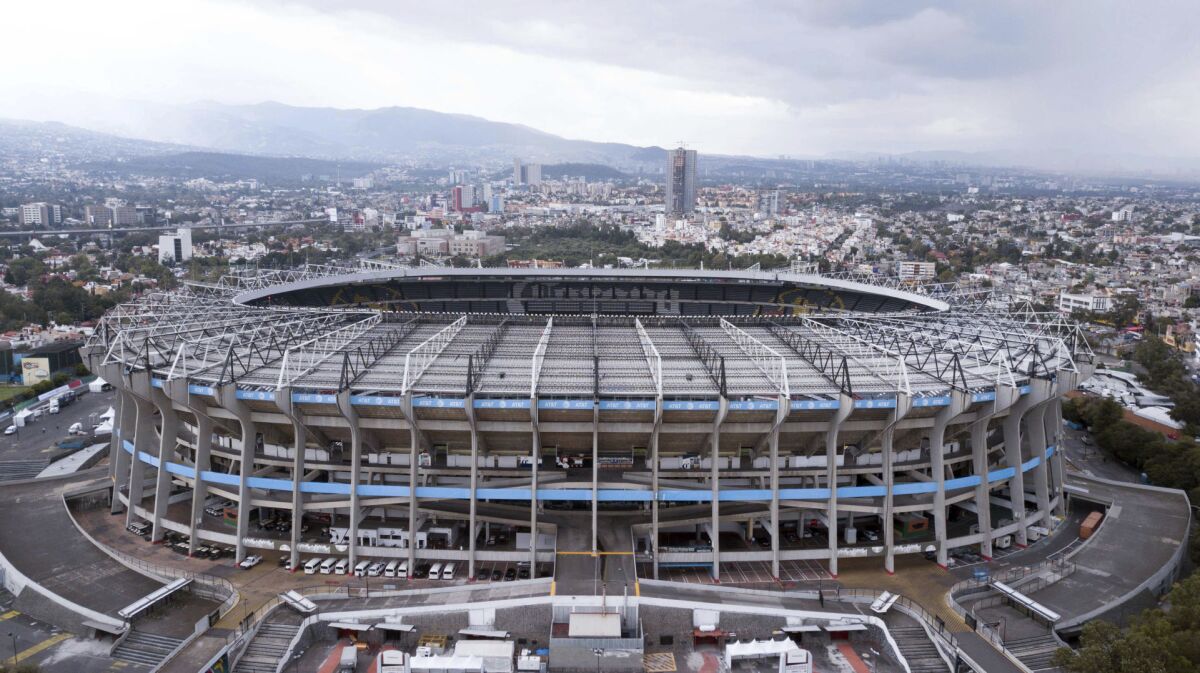 Mexico's Azteca Stadium  
