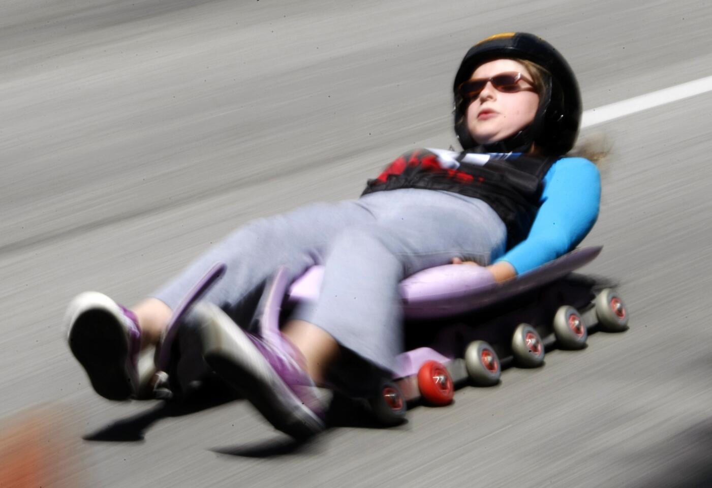 Photo Gallery: Kate Hansen comes home to La Canada with the U.S.A. Luge Slider Search team