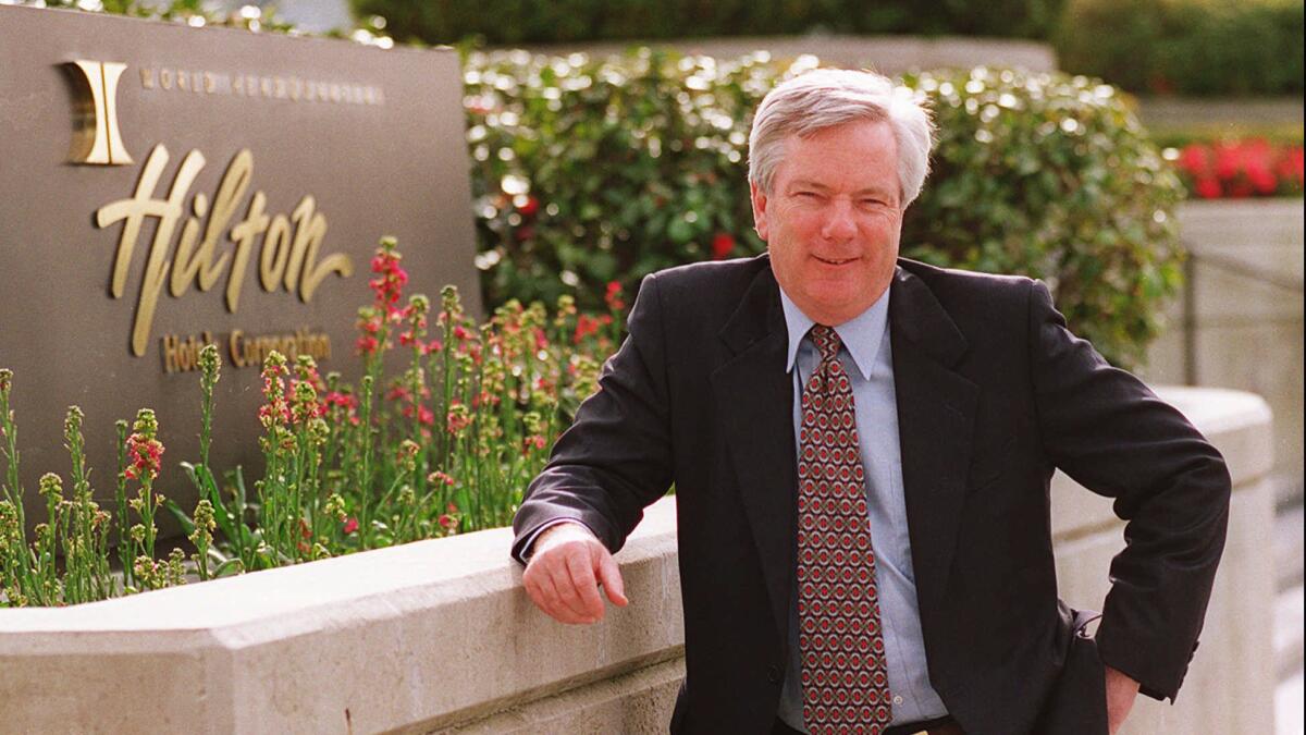 Stephen F. Bollenbach, former CEO of Hilton Hotels, in 1997.