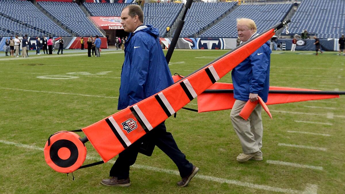 One day yard markers might become obsolete in the NFL because of sensors in the field.