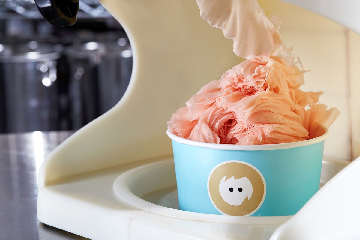 Iceskimo has shaved snow, a Taiwanese frozen dessert that is like a hybrid of ice cream and shaved ice.