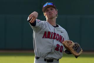 Arizona catcher Tommy Splaine (20) during an NCAA baseball game against Grand Canyon.
