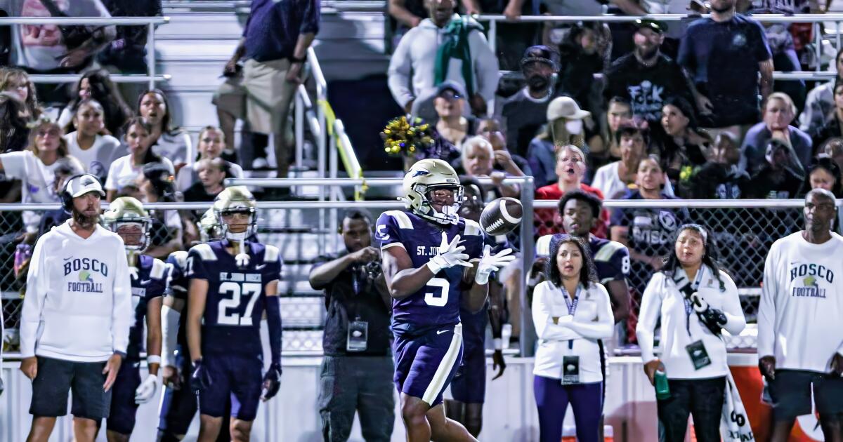 The Los Angeles Times’ top 25 high school football rankings The Los Angeles Times’ top 25 high school football rankings