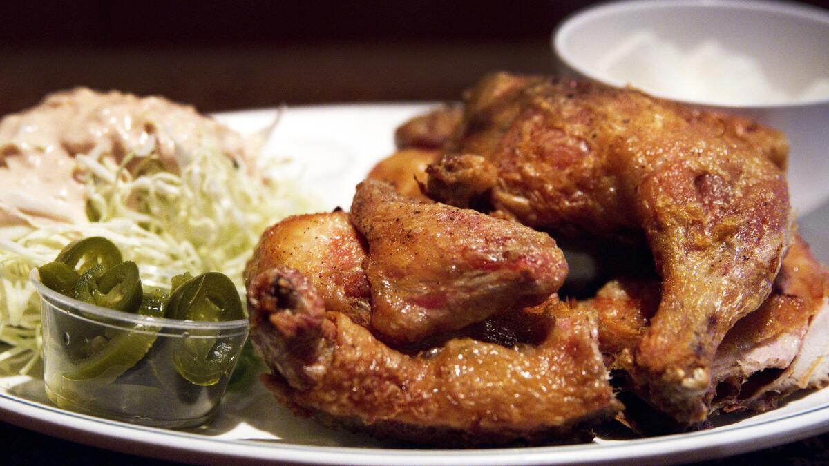 Fried chicken from OB Bear restaurant