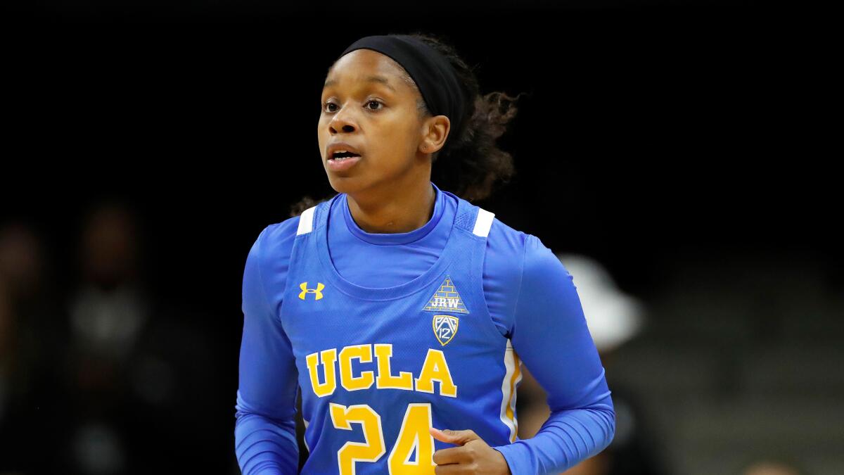 UCLA guard Japreece Dean in the first half against Colorado on Jan. 12 in Boulder, Colo.