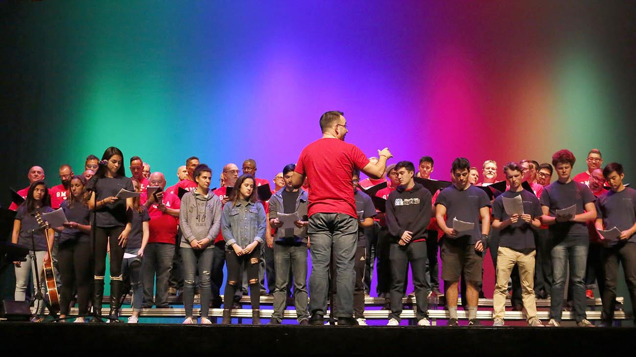 Photo Gallery: Gay Men's Choir of Los Angeles performs at Crescenta Valley High School as part of Ally Week