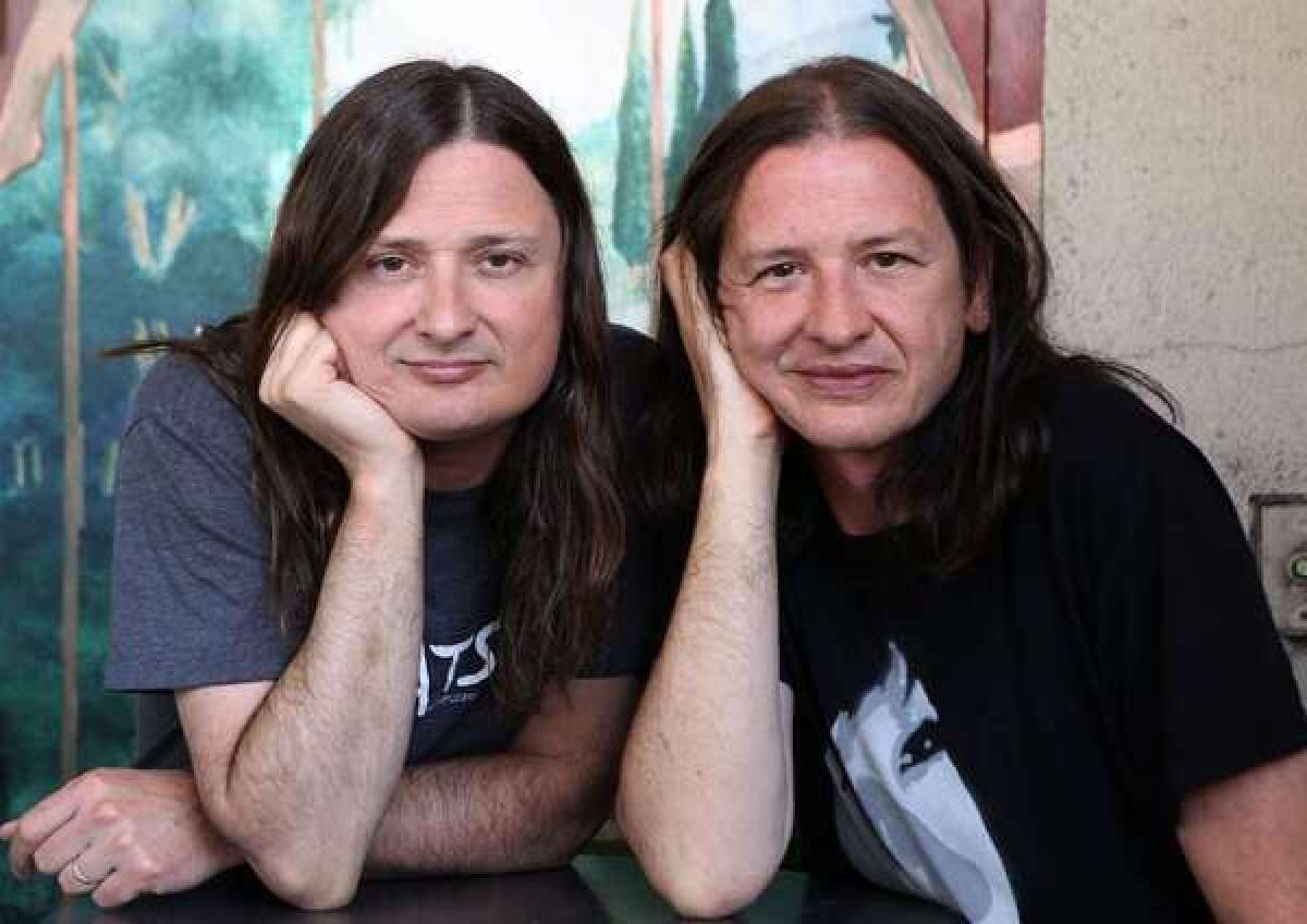 Steven, left, and Jeff McDonald of Redd Kross in Hollywood in 2012.