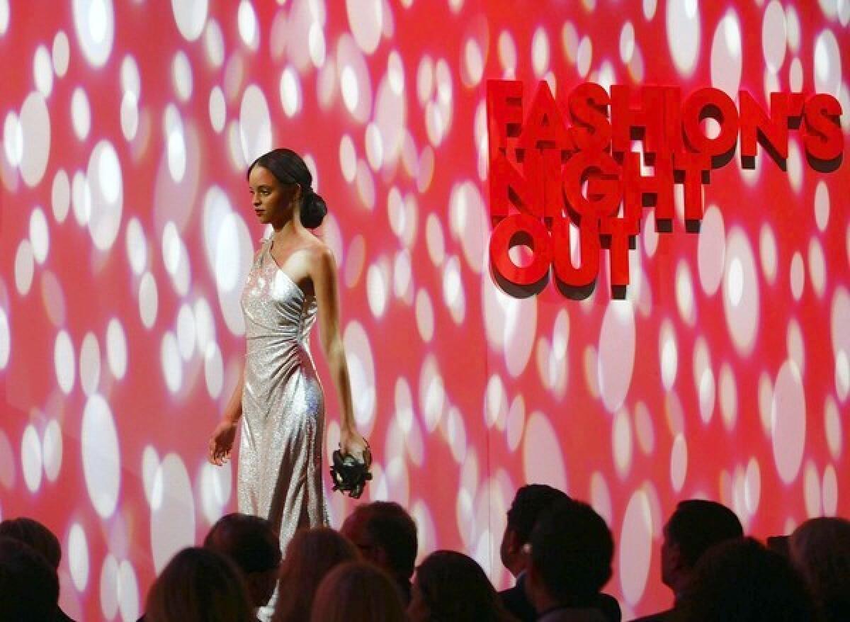 Runway shows at the Beverly Center and elsewhere are among the activities planned for Fashion's Night Out.