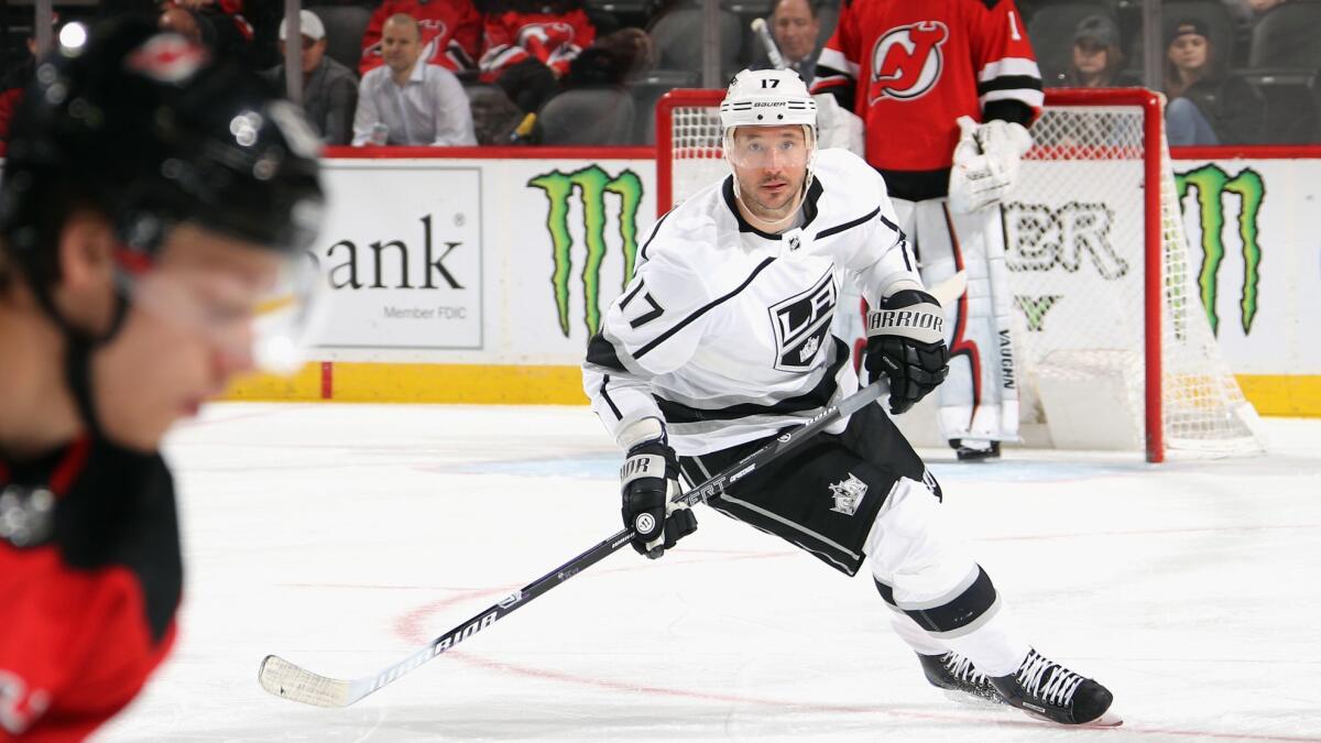 Kings' Ilya Kovalchuk skates against his former team, the New Jersey Devils, at the Prudential Center on Feb. 5.
