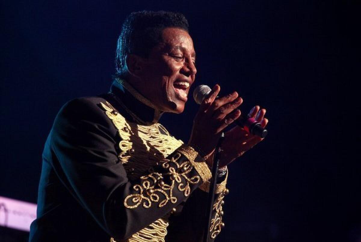 Jermaine Jackson performs with The Jacksons on their Unity Tour 2012.