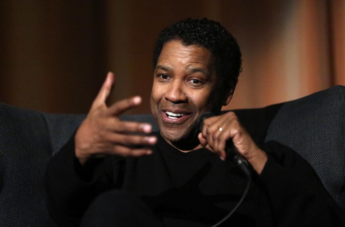 Denzel Washington talking about "Fences" in London last year.