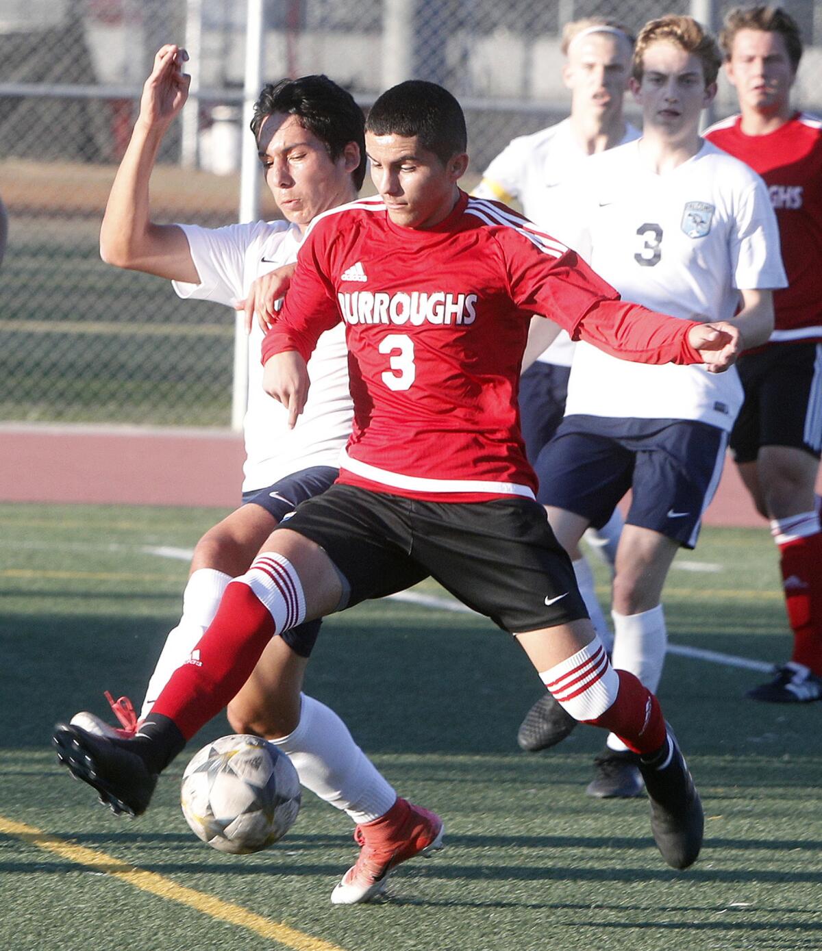 Burroughs' Manny Gonzalez is an All-CIF Southern Section player for the Indians.