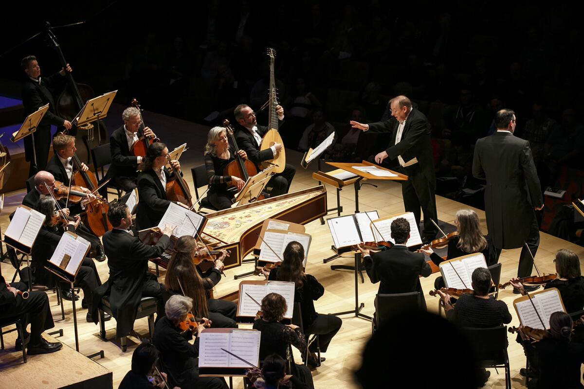 Nicholas McGegan brings his Philharmonia Baroque Orchestra back to Walt Disney Concert Hall.