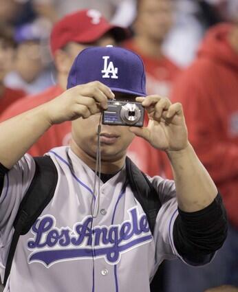 Dodgers fan camera