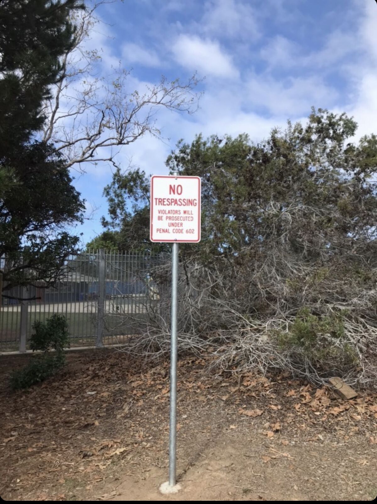 The Torrey Pines Elementary School Nature Trail, sometimes referred to as the Cliffridge Nature Trail, has been closed .