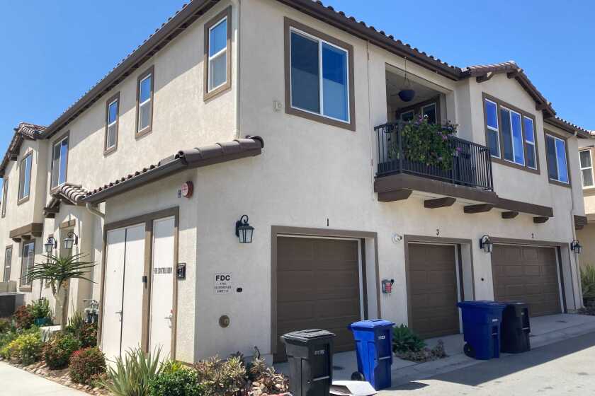 A townhouse for sale on Cal Orchid Place in Chula Vista.