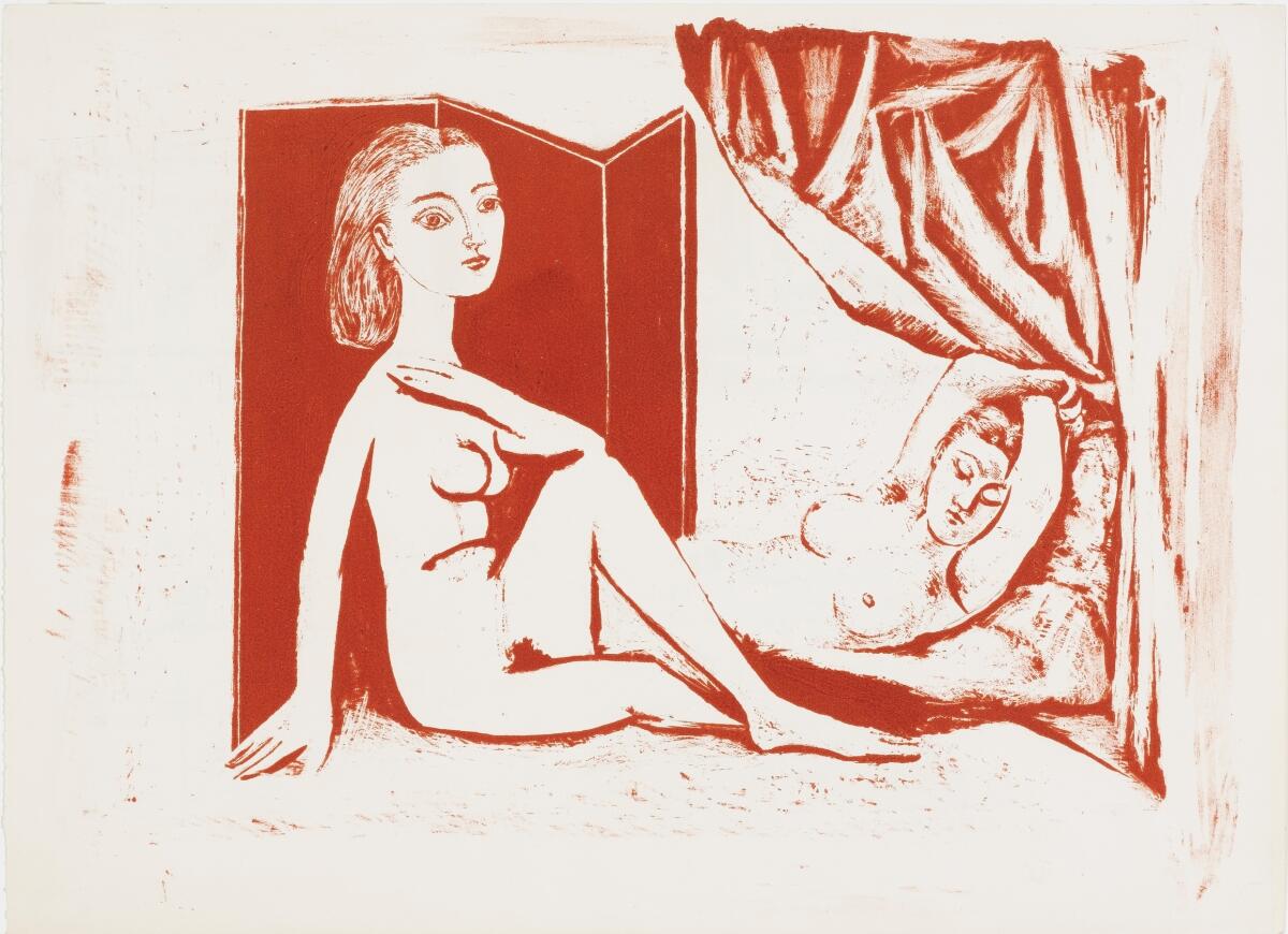 Pablo Picasso, "Two Nude Women"