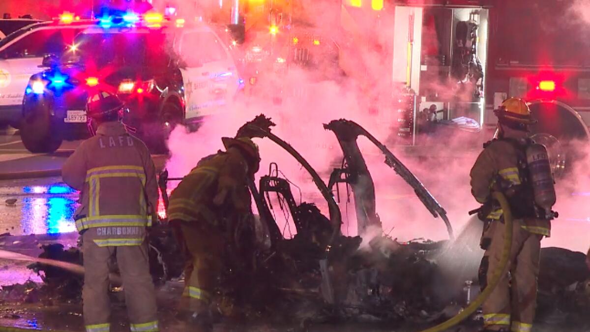 Driver in critical condition after fleeing fiery crash that killed 1