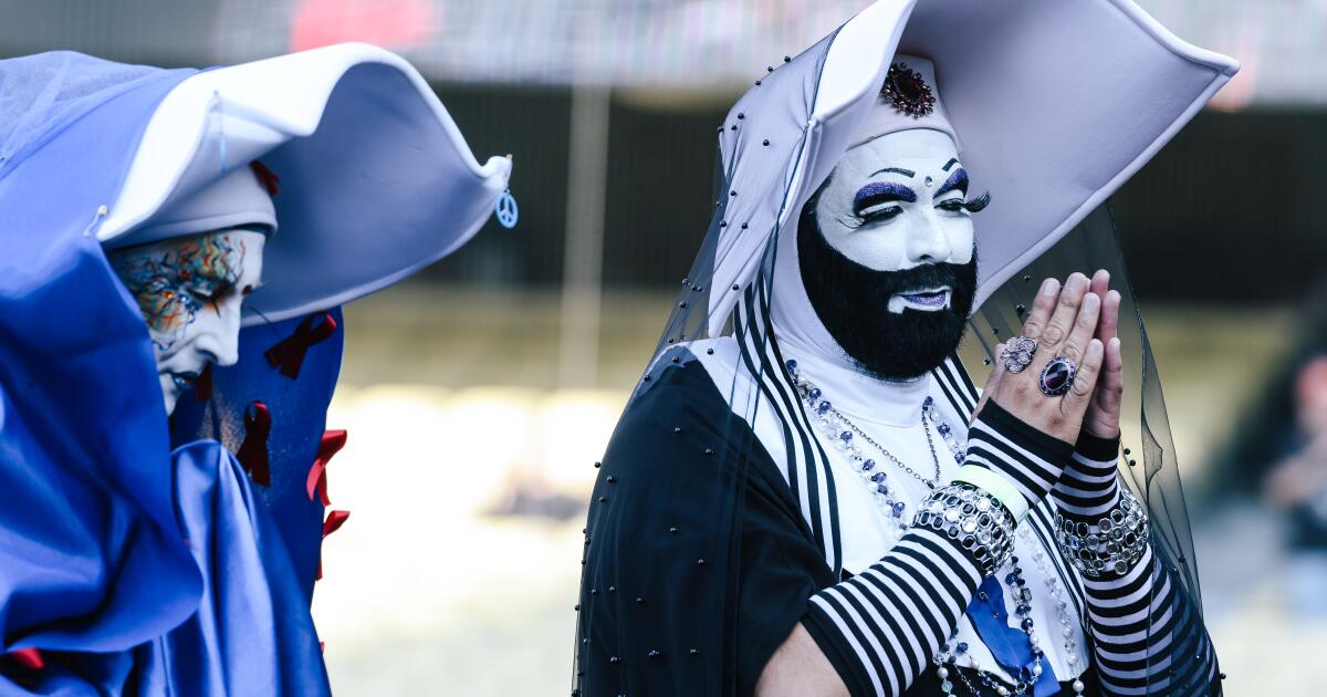 Sisters of Perpetual Indulgence won't be at Dodgers' Pride Night. Drag nuns are booked