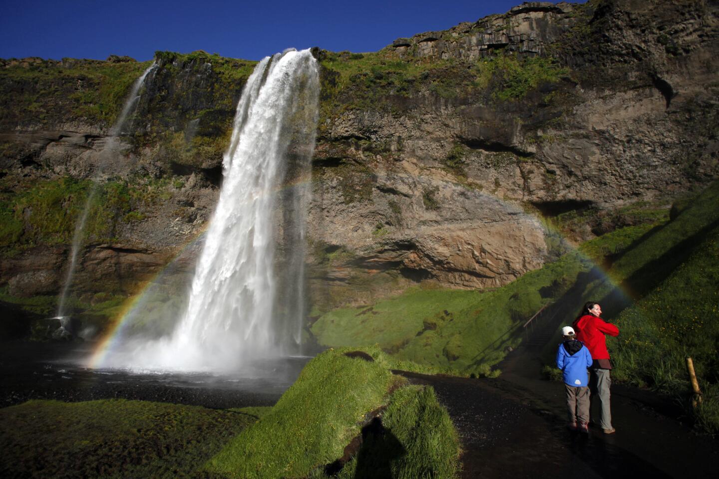 Seljalandsfoss waterfall, south Iceland