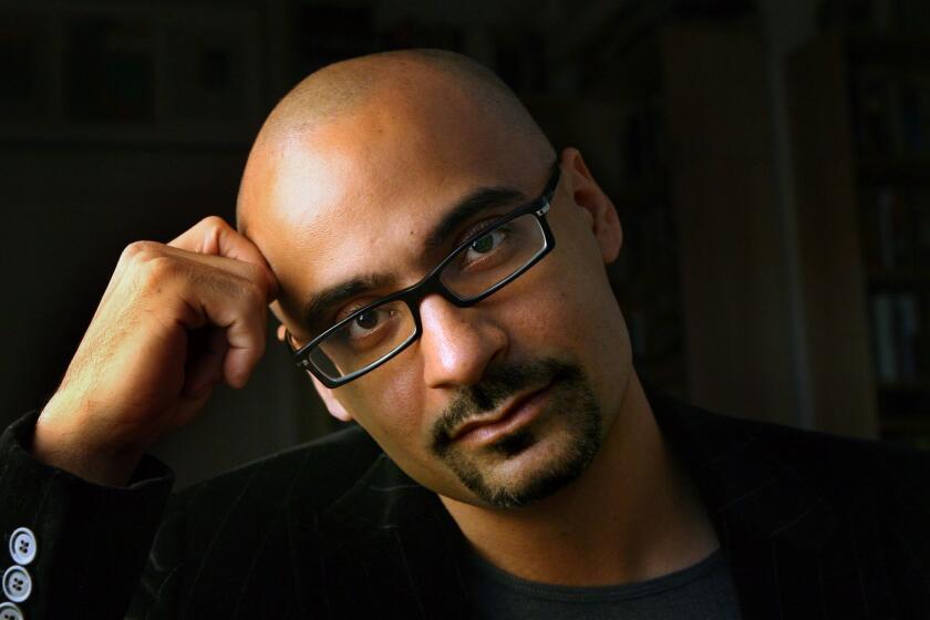 Junot Diaz, current Katie Jacobson Writer in Residence at CalArts, connects with his audience in Los Angeles.