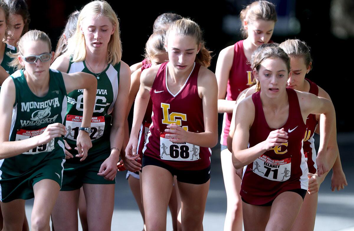 Photo Gallery: La Canada High cross country teams take second in league finals