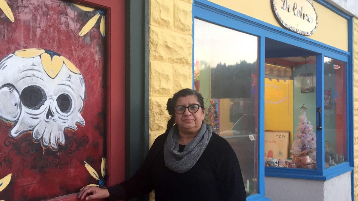 Isabel Z. Quiroz, sells paletas, chili-laced Mexican candy and chips. Aside from the local Catholic Church, the store has arguably become the center of Latino life in Weed.