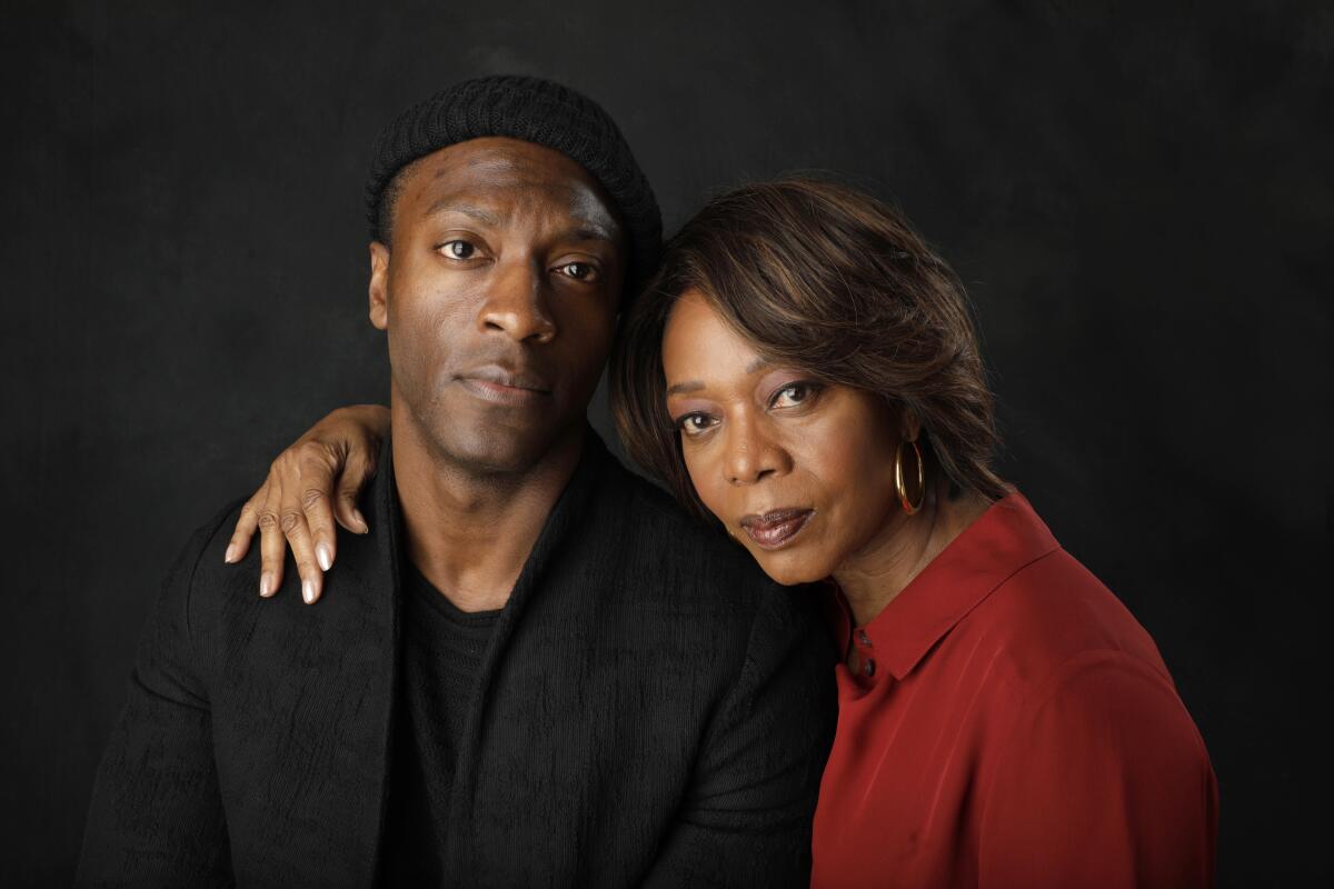 Alfre Woodard with co-star Aldis Hodge, on what "Clemency" adds to the death penalty debate: "We are making progress, and this is the right time to say, 'Here is something else to add to your decision.'"