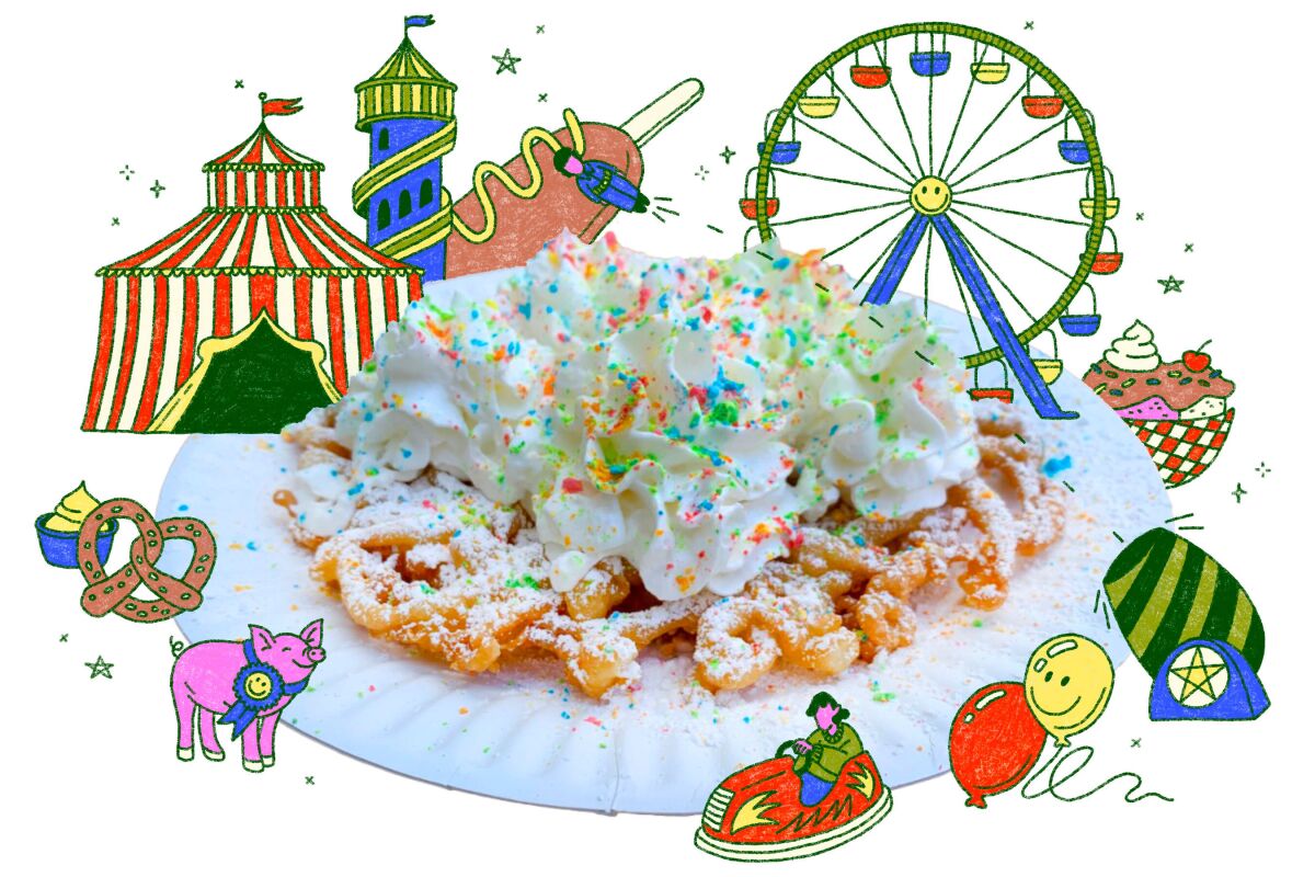 For the Food section, story and recipe on Funnel cake. Photo by Genevieve Ko.