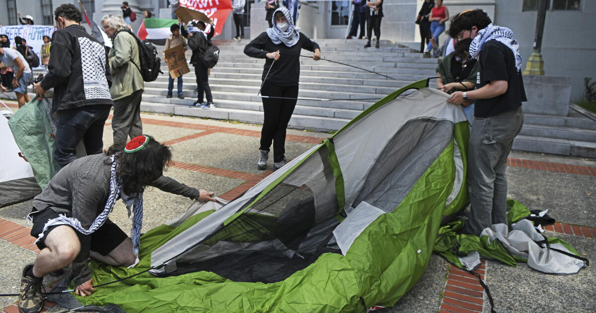 İsrail-Gazze protestoları: Cal Poly Humboldt kampüsü kapattı