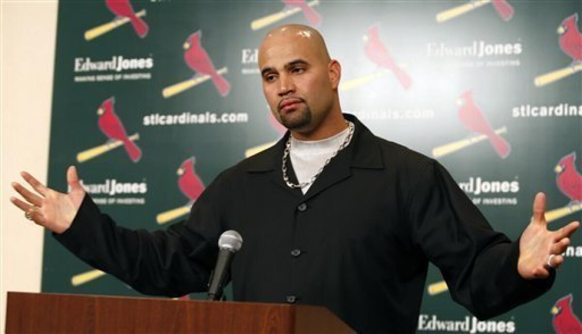 Cardinals' Albert Pujols wins third NL MVP; Hanley Ramirez's