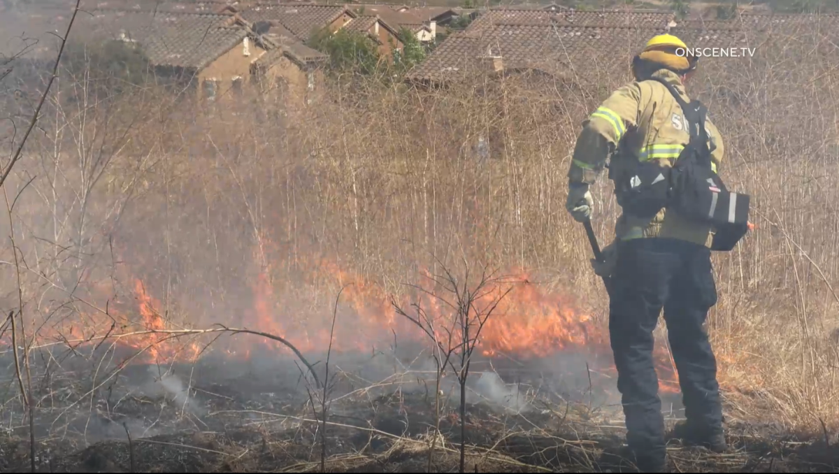 Firefighters battled a 7-acre vegetation fire in Carmel Valley on Sunday, June 27.