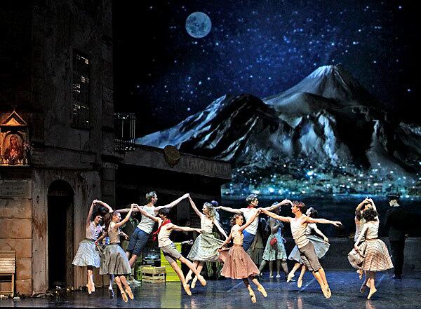 The Royal Danish Ballet Company performs in Act I of "Napoli" at the Segerstrom Center for the Arts in Costa Mesa on May 27.