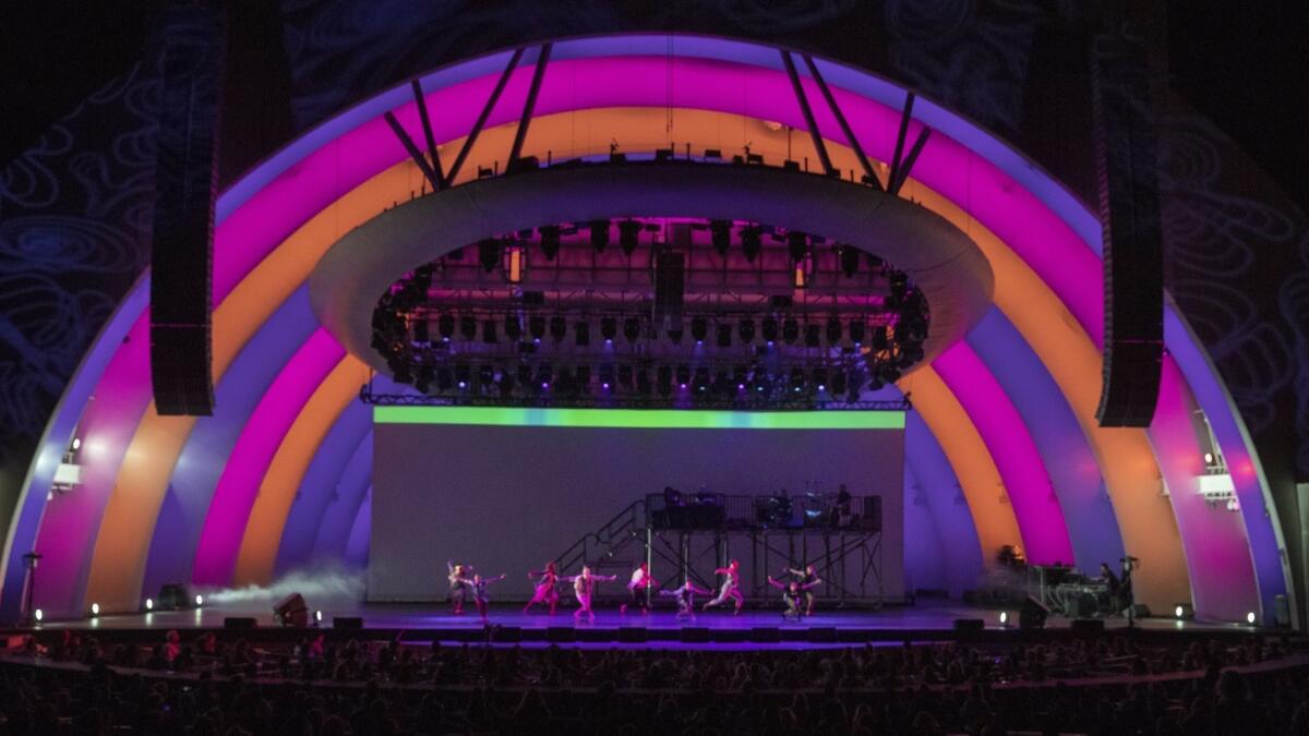 Bon Iver's show Sunday at the Bowl was billed as the West Coast premiere of "Come Through."