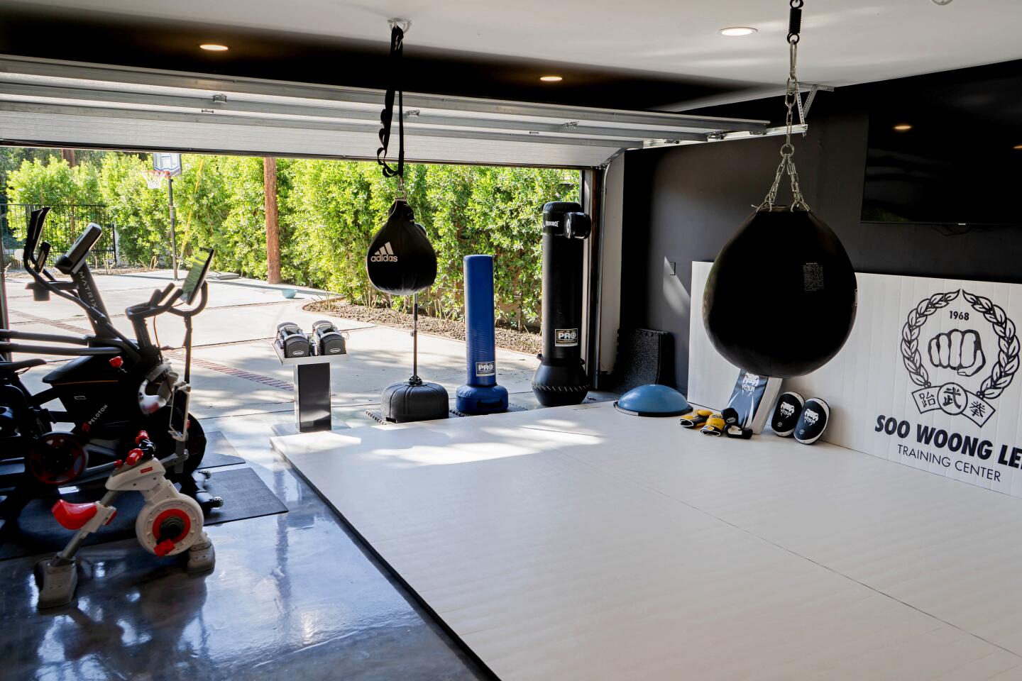 Actor and martial artist Will Yun Lee's favorite room at home is the gym.