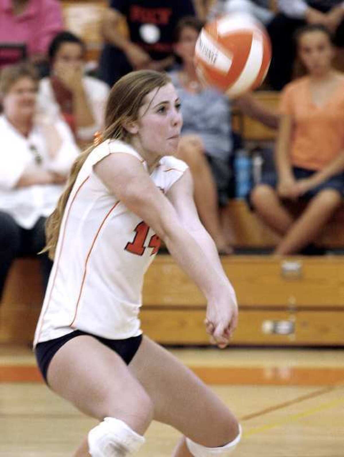 ARCHIVE PHOTO: Pasadena Poly sophomore DeeDee Logan finished with 317 kills and 340 digs and was named to All-Prep League and All-CIF first team.