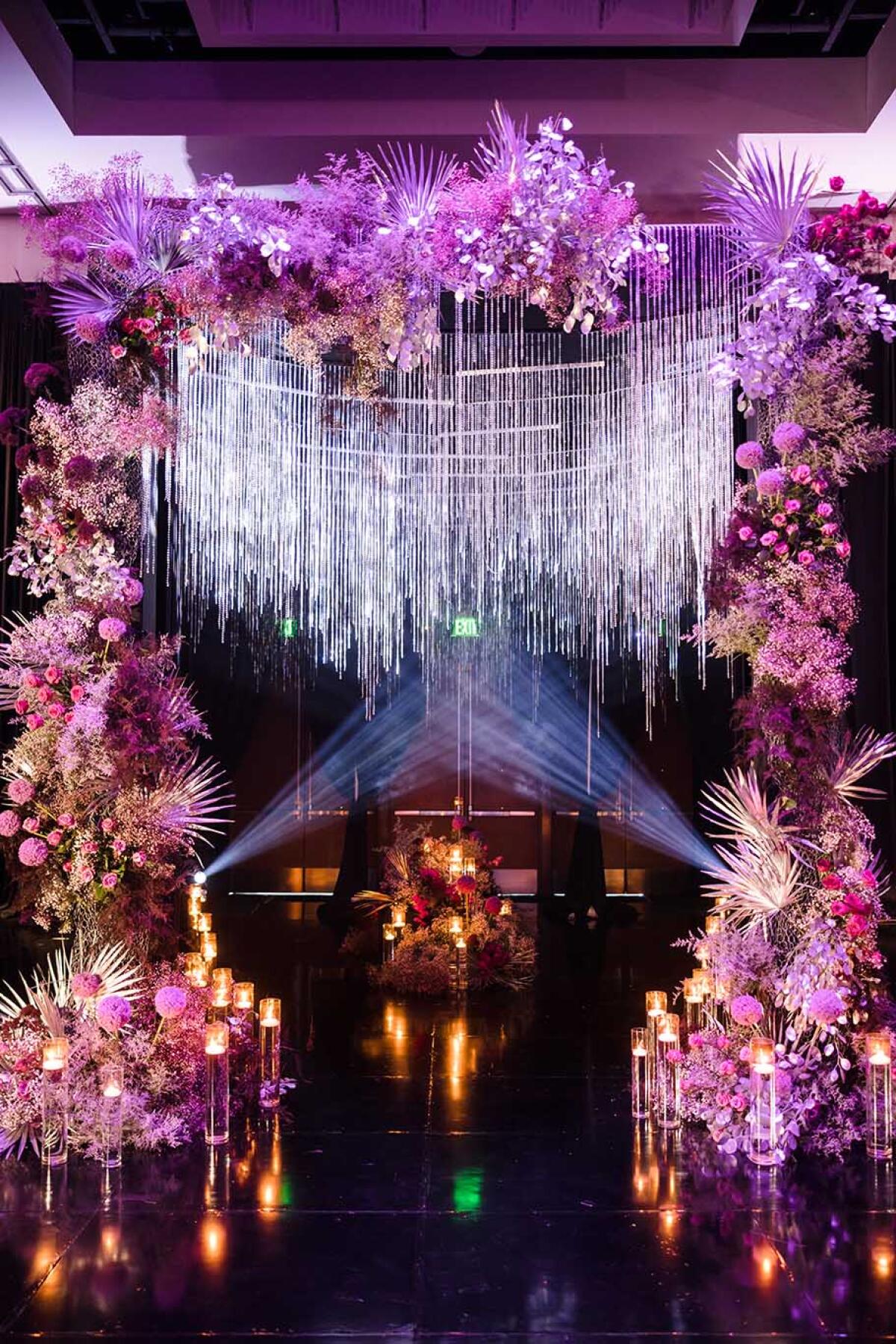 A wedding setup by 3D sounds