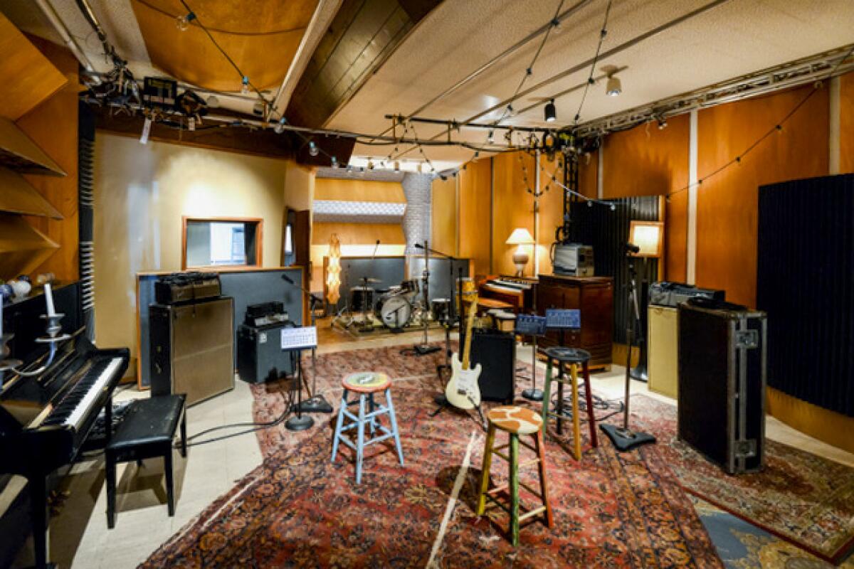 A view of Boulevard Recording studios.