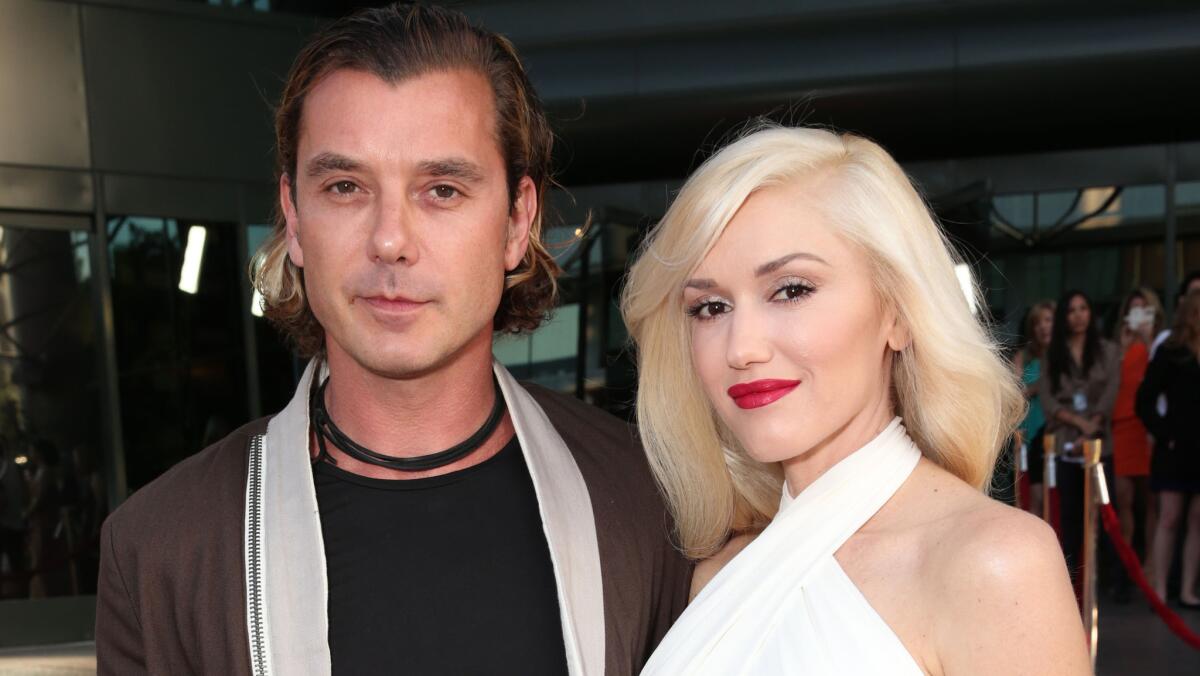 Musicians Gavin Rossdale and Gwen Stefani, shown here on June 4, 2013, are divorcing.