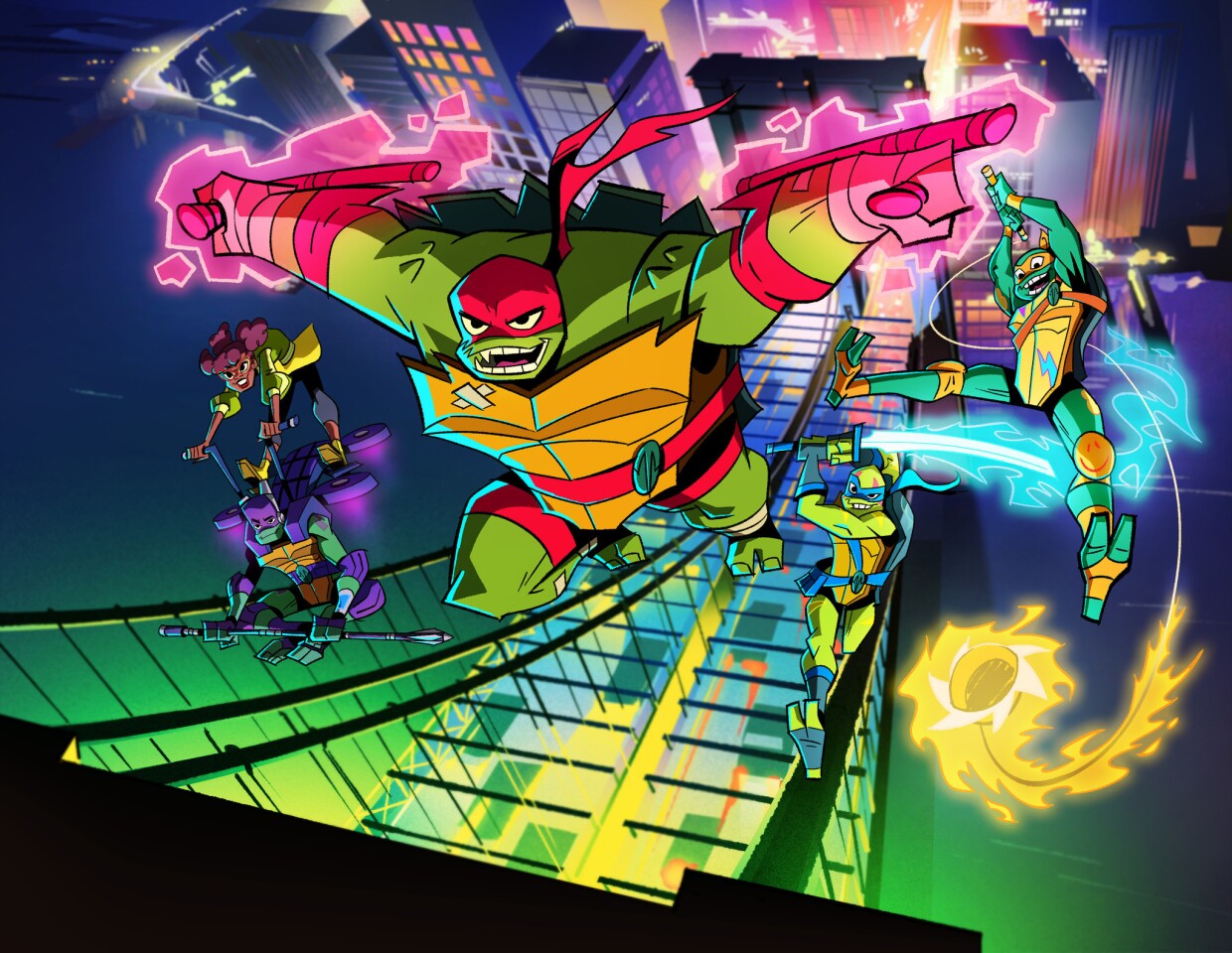 Nickelodeon's new animated series "Rise of the Teenage Mutant Ninja Turtles" reimagines the characters of the fan-favorite franchise.
